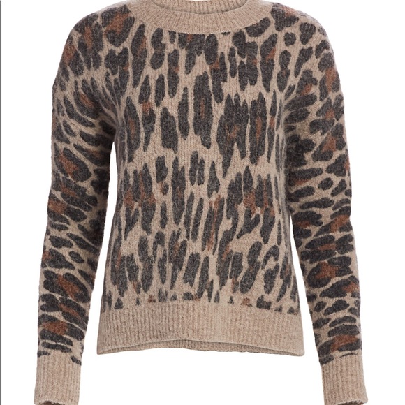 Rails Lana Leopard Print Sweater - Picture 2 of 6